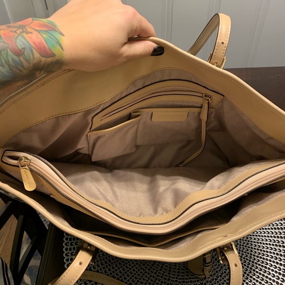 Michael Kors Jet Set tiger stripe large logo purse - Picture 6 of 8